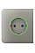 Бічна панель для вбудованої розетки Ajax SideCover for Outlet smart, Jeweler, бездротова, olive