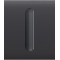 Кнопка центральна для одноклавішного вимикача димера Ajax CenterButton Dimmer 1-gang 2-way for LightSwitch, Jeweler, бездротовий, graphite