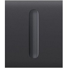 Кнопка центральна для одноклавішного вимикача димера Ajax CenterButton Dimmer 1-gang 2-way for LightSwitch, Jeweler, бездротовий, graphite
