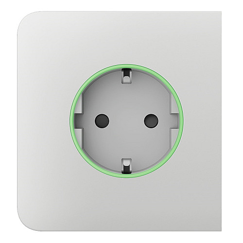 Бічна панель для вбудованої розетки Ajax SideCover for Outlet smart, Jeweler, бездротова, білий