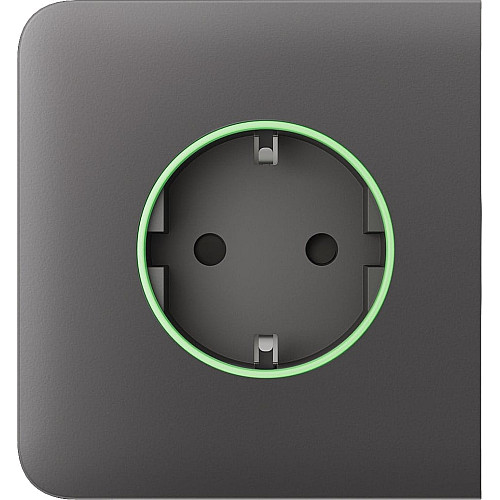 Бічна панель для вбудованої розетки Ajax SideCover for Outlet smart, Jeweler, бездротова, grey