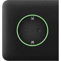 Боковая панель для встроенной розетки Ajax SideCover for Outlet smart, Jeweler, беспроводная, черный