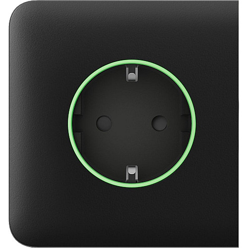 Боковая панель для встроенной розетки Ajax SideCover for Outlet smart, Jeweler, беспроводная, черный