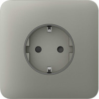 Передняя панель для встроенной розетки Ajax SoloCover for Outlet Basic, olive