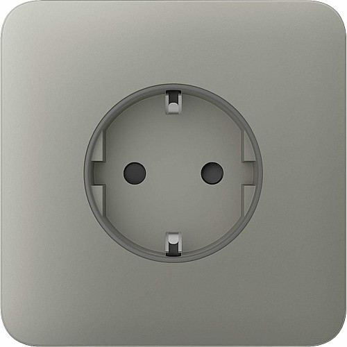 Передняя панель для встроенной розетки Ajax SoloCover for Outlet Basic, olive