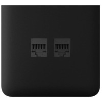 Бічна панель для вбудованої інтернет-розетки Ajax SideCover LAN Vertical чорна (126220.319.BL)
