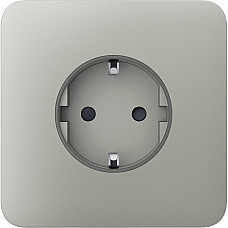 Передня панель для вбудованої розетки Ajax SoloCover for Outlet Basic, oyster