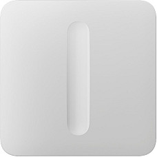 Кнопка для одноклавішного вимикача димера Ajax SoloButton Dimmer 1-gang 2-way for LightSwitch, Jeweler, бездротовий, білий