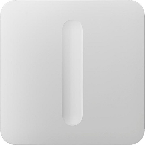 Кнопка для одноклавішного вимикача димера Ajax SoloButton Dimmer 1-gang 2-way for LightSwitch, Jeweler, бездротовий, білий