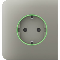 Бічна панель для вбудованої розетки Ajax SideCover for Outlet smart, Jeweler, бездротова, olive