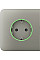 Бічна панель для вбудованої розетки Ajax SideCover for Outlet smart, Jeweler, бездротова, olive