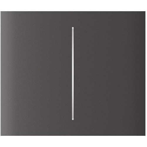 Кнопка центральна для двоклавішного вертикального вимикача Ajax CenterButton Vertical 2-gang for LightSwitch, Jeweler, бездротовий, grey