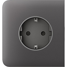Бічна панель для вбудованої розетки Ajax SideCover for Outlet Basic, grey