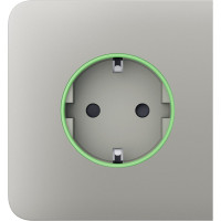 Бічна панель для вбудованої розетки Ajax SideCover for Outlet smart, Jeweler, бездротова, oyster