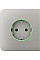 Боковая панель для встроенной розетки Ajax SideCover for Outlet smart, Jeweler, беспроводная, oyster