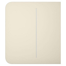 Кнопка бокова для двоклавішного вимикача Ajax SideButton 2-gang for LightSwitch ,Jeweler,бездротовий, ivory