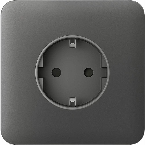 Передняя панель для встроенной розетки Ajax SoloCover for Outlet Basic, grey