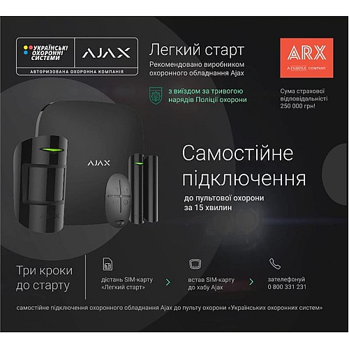 Стартовий пакет пультової охорони, холдер 