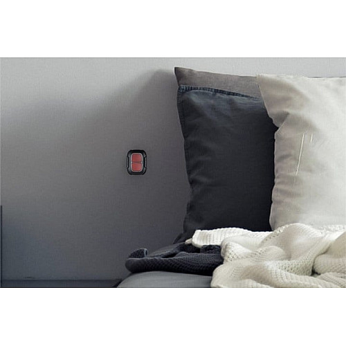 Тримач для фіксації тривожної кнопки Ajax Button Double Button Holder, чорний