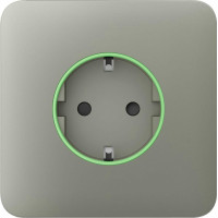 Передня панель для вбудованої розетки Ajax SoloCover for Outlet smart, Jeweler, бездротової, olive
