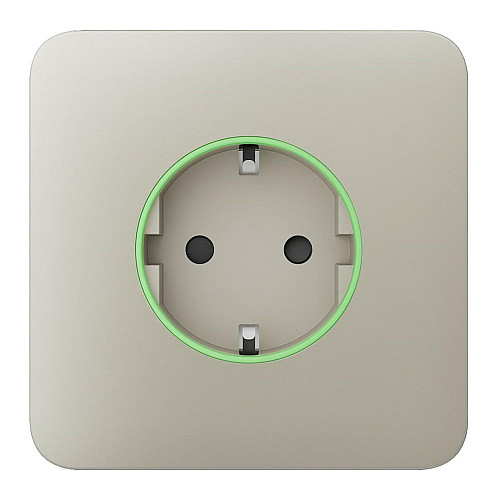 Передняя панель для встроенной розетки Ajax SoloCover for Outlet smart, Jeweler, беспроводной, ivory