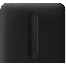 Кнопка бічна для одноклавішного вертикального вимикача димера Ajax SideButton Vertical Dimmer 1-gang 2-way for LightSwitch, Jeweler, бездротовий, чорний