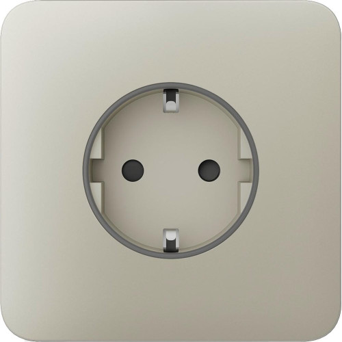 Передняя панель для встроенной розетки Ajax SoloCover for Outlet Basic, ivory