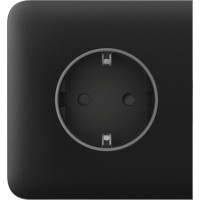 Бічна панель для вбудованої розетки Ajax SideCover for Outlet Basic, чорний