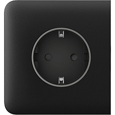 Бічна панель для вбудованої розетки Ajax SideCover for Outlet Basic, чорний