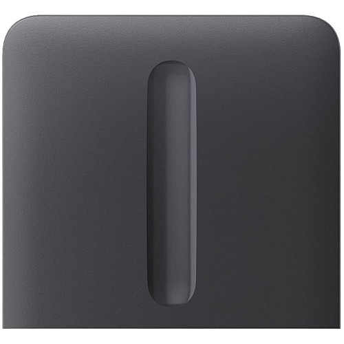 Кнопка бічна для одноклавішного вертикального вимикача димера Ajax SideButton Vertical Dimmer 1-gang 2-way for LightSwitch, Jeweler, бездротовий, graphite