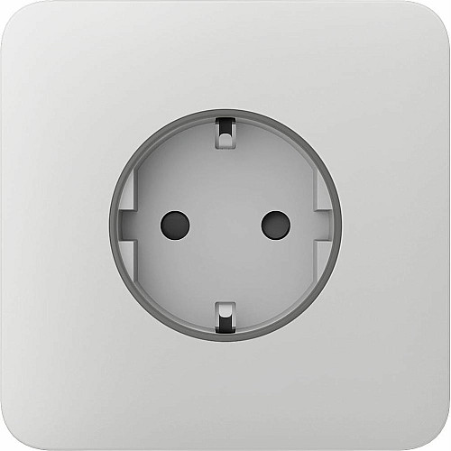 Передняя панель для встроенной розетки Ajax SoloCover for Outlet Basic, белый