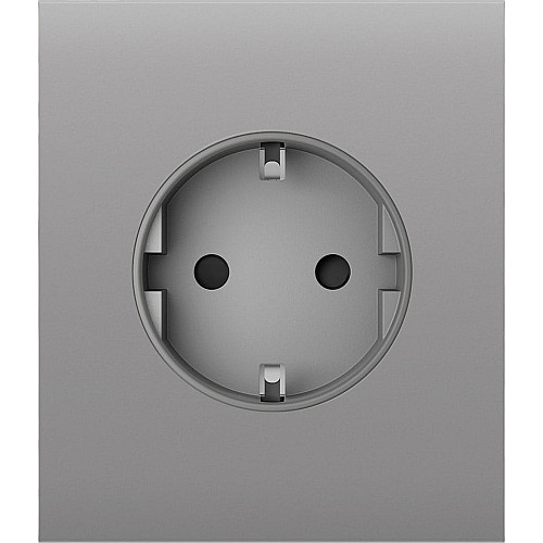 Центральная панель для встроенной розетки Ajax CenterCover for Outlet Basic, fog