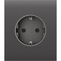Центральная панель для встроенной розетки Ajax CenterCover for Outlet Basic, grey