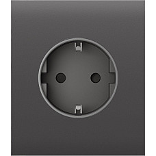 Центральна панель для вбудованої розетки Ajax CenterCover for Outlet Basic, grey
