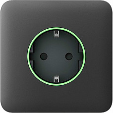Передня панель для вбудованої розетки Ajax SoloCover for Outlet smart, Jeweler, бездротової, graphite