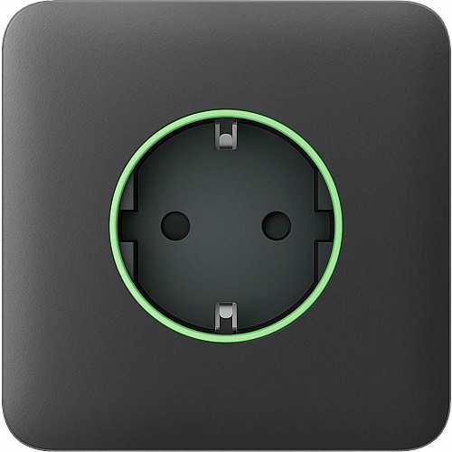 Передняя панель для встроенной розетки Ajax SoloCover for Outlet smart, Jeweler, беспроводной, graphite