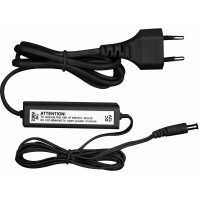 Блок живлення для охоронного приладу U-Prox PSU 0,7 Black, 220V AC/12V DC, 700mA, jack 5,5x2,1mm, захист від КЗ, чорний