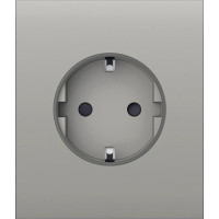 Центральна панель для вбудованої розетки Ajax CenterCover for Outlet Basic, oyster