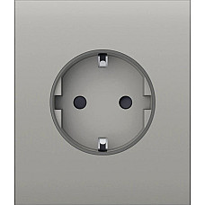 Центральна панель для вбудованої розетки Ajax CenterCover for Outlet Basic, oyster