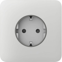 Передня панель для вбудованої розетки Ajax SoloCover for Outlet Basic, білий