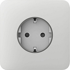 Передня панель для вбудованої розетки Ajax SoloCover for Outlet Basic, білий