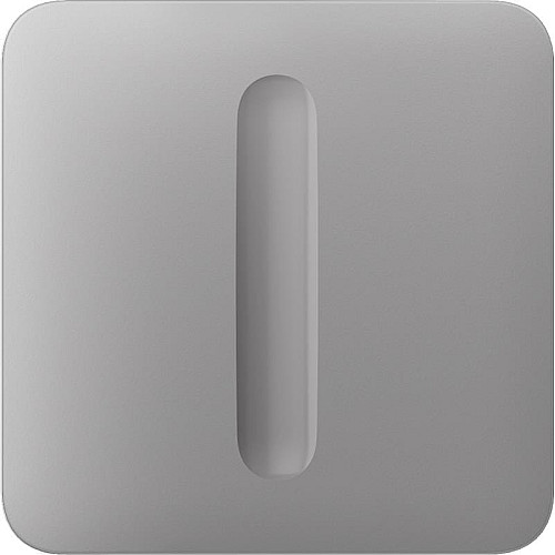 Кнопка для одноклавішного вимикача димера Ajax SoloButton Dimmer 1-gang 2-way for LightSwitch, Jeweler, бездротовий, fog