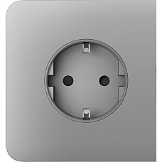 Бічна панель для вбудованої розетки Ajax SideCover for Outlet Basic, fog