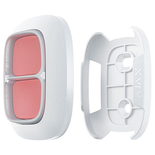Тримач для фіксації тривожної кнопки Ajax Button, Double Button Holder, білий