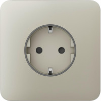 Передня панель для вбудованої розетки Ajax SoloCover for Outlet Basic, ivory