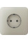 Передняя панель для встроенной розетки Ajax SoloCover for Outlet Basic, ivory