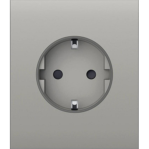 Центральна панель для вбудованої розетки Ajax CenterCover for Outlet Basic, oyster