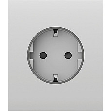 Центральна панель для вбудованої розетки Ajax CenterCover for Outlet Basic, білий