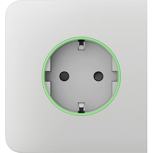 Бічна панель для вбудованої розетки Ajax SideCover for Outlet smart, Jeweler, бездротова, білий