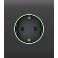 Центральная панель для встроенной розетки Ajax CenterCover for Outlet smart, Jeweler, беспроводная, graphite